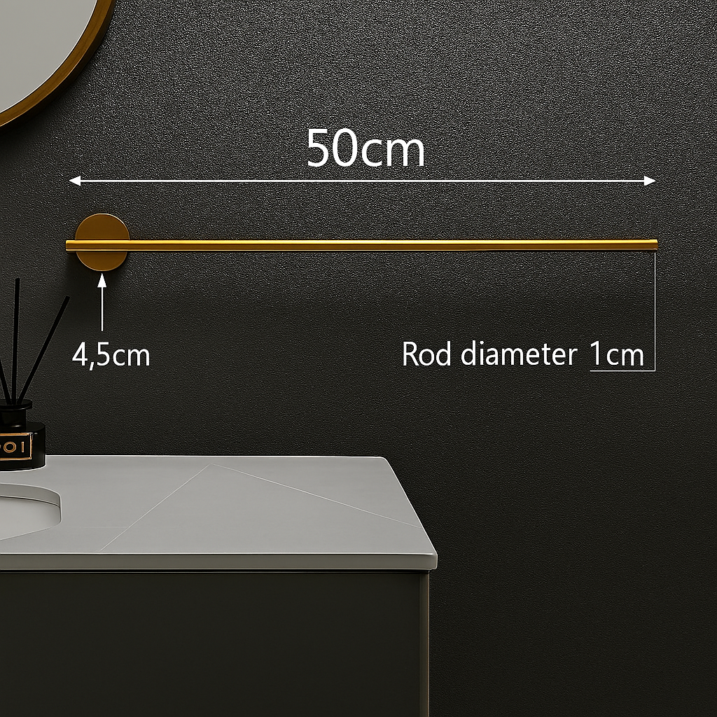 Chic Minimalist Towel Rack
