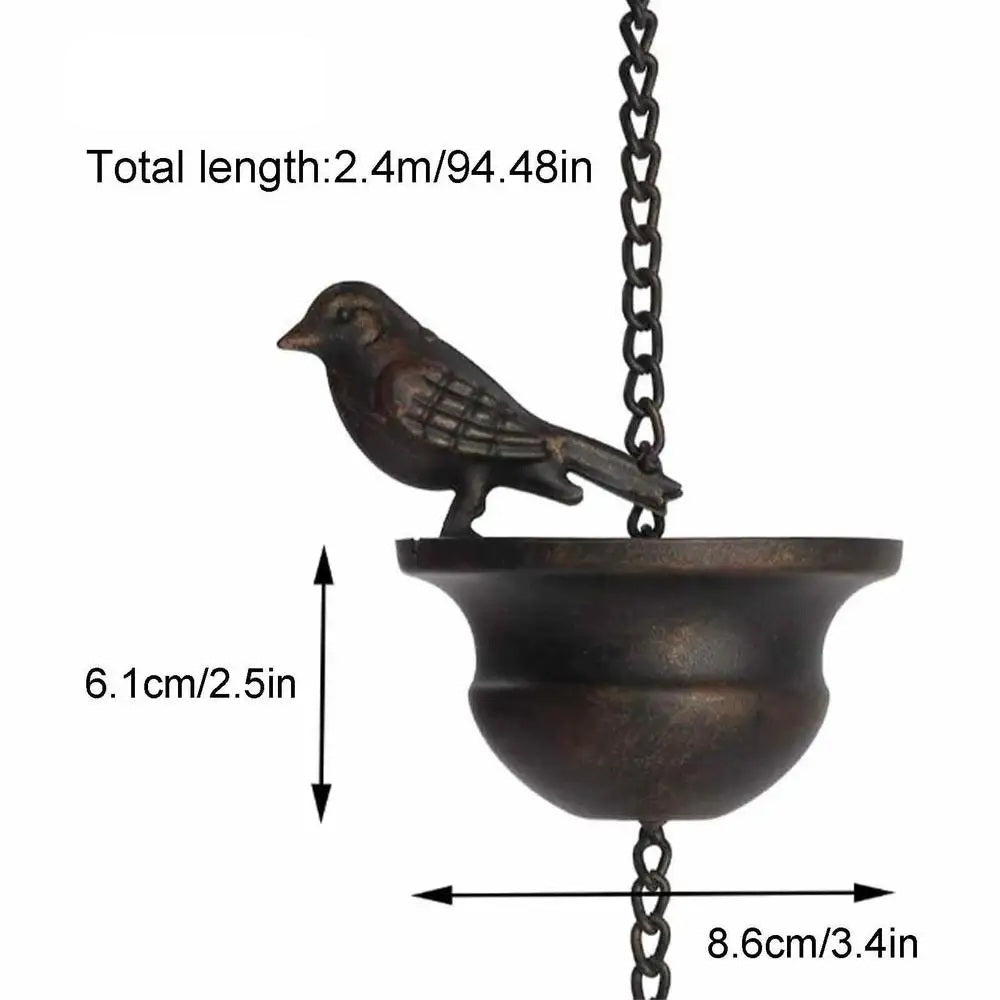Symphonic Downspout Rain Chain