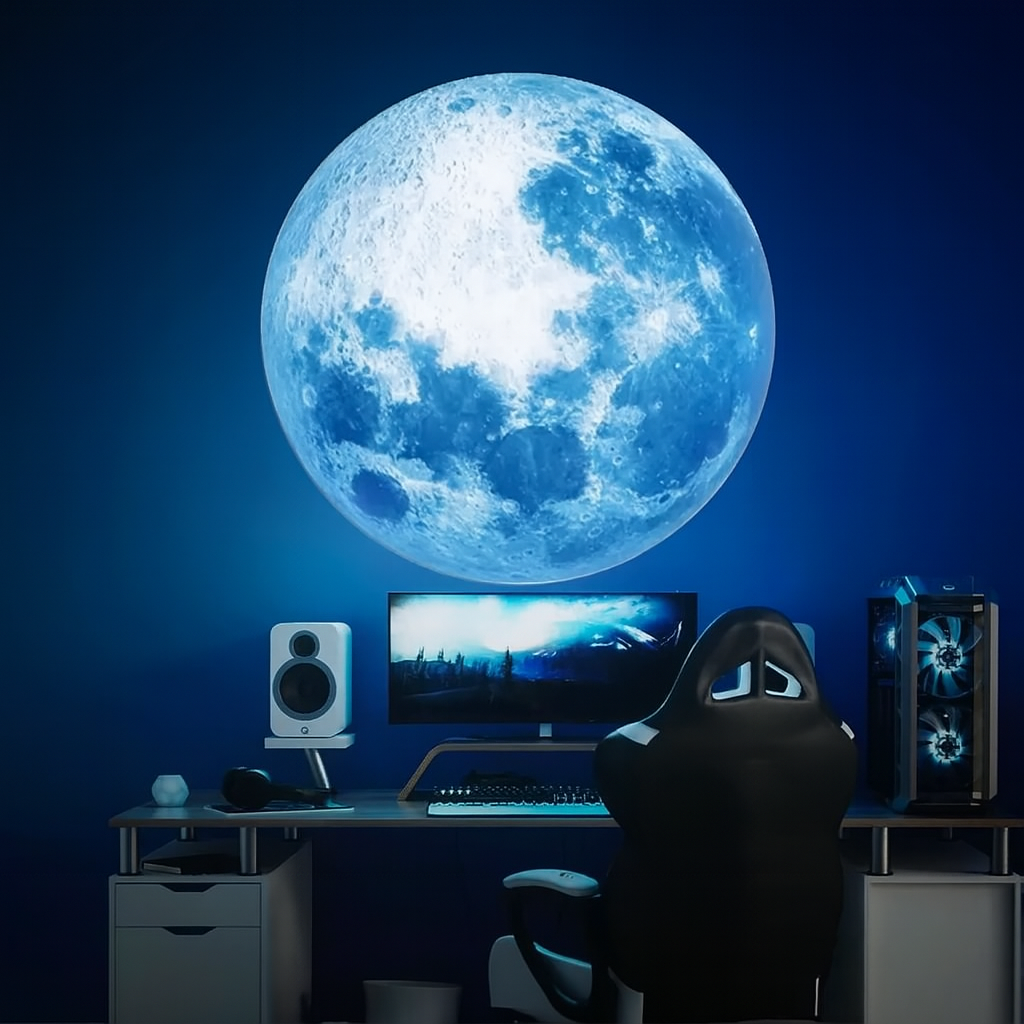Dreamy Moon Planet Mirage