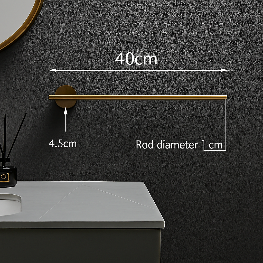 Chic Minimalist Towel Rack