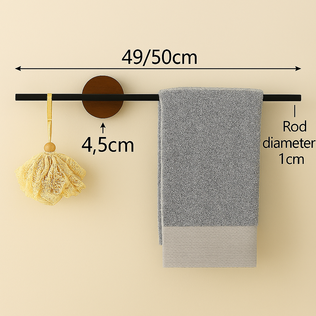 Chic Minimalist Towel Rack
