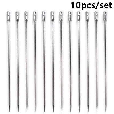 Gleaming Stainless Cocktail Picks