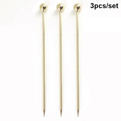 Gleaming Stainless Cocktail Picks