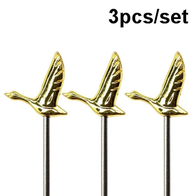 Gleaming Stainless Cocktail Picks