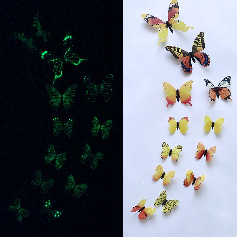 Luminous Butterfly Wall Decals