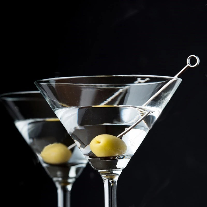 Gleaming Stainless Cocktail Picks