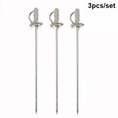 Gleaming Stainless Cocktail Picks