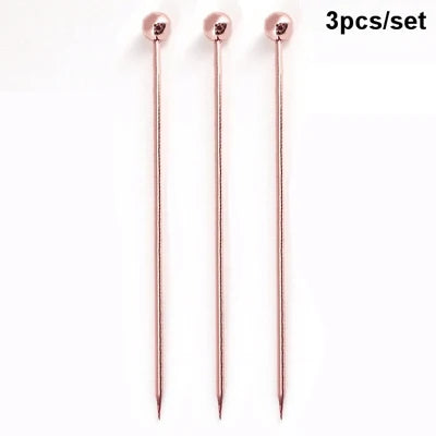 Gleaming Stainless Cocktail Picks