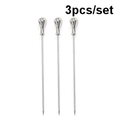 Gleaming Stainless Cocktail Picks