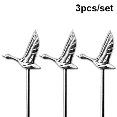 Gleaming Stainless Cocktail Picks