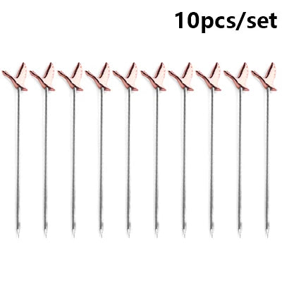 Gleaming Stainless Cocktail Picks