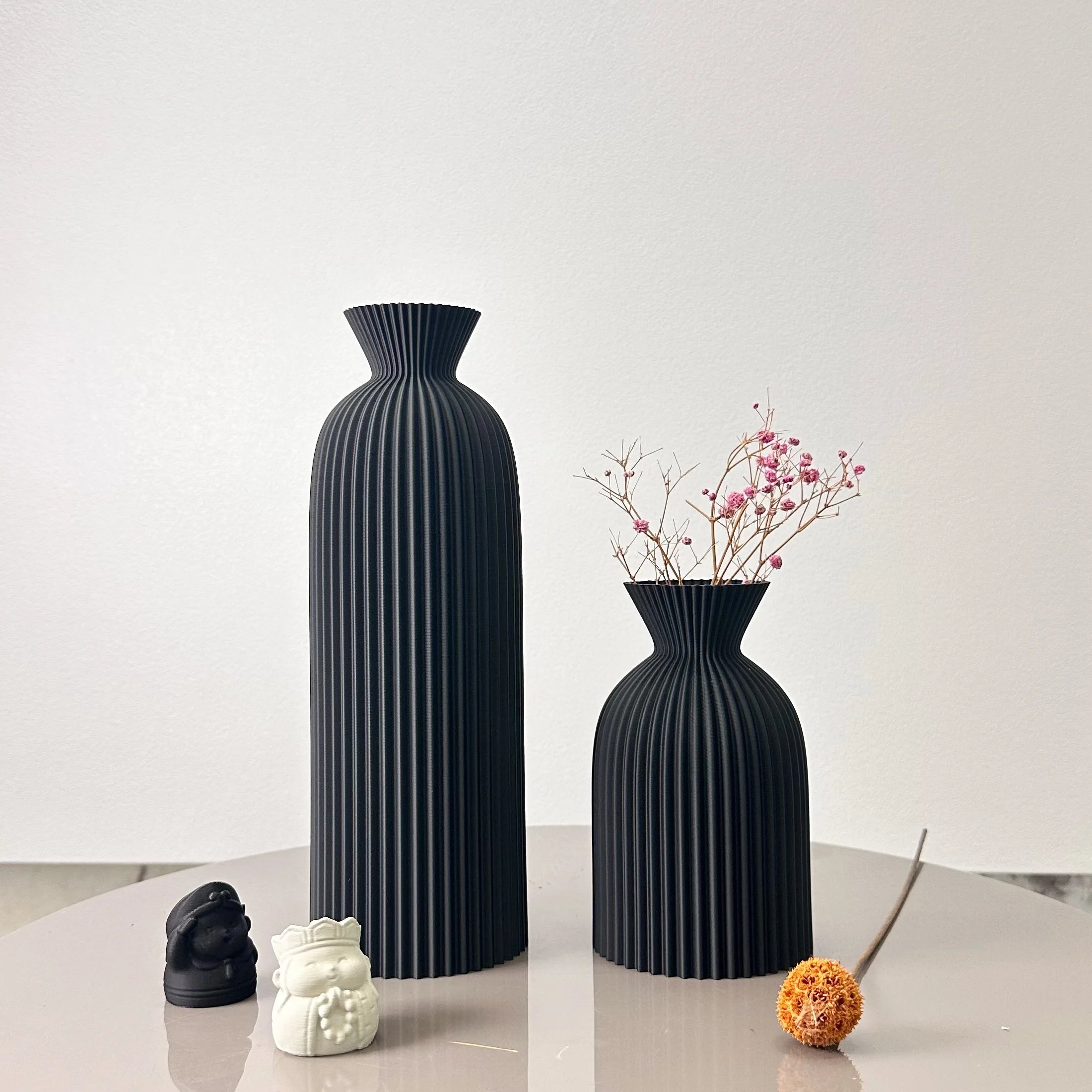 Serenity Wave Vase Set