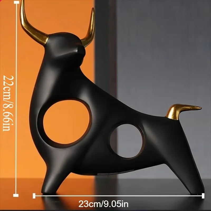 Noble Bull Resin Figurine