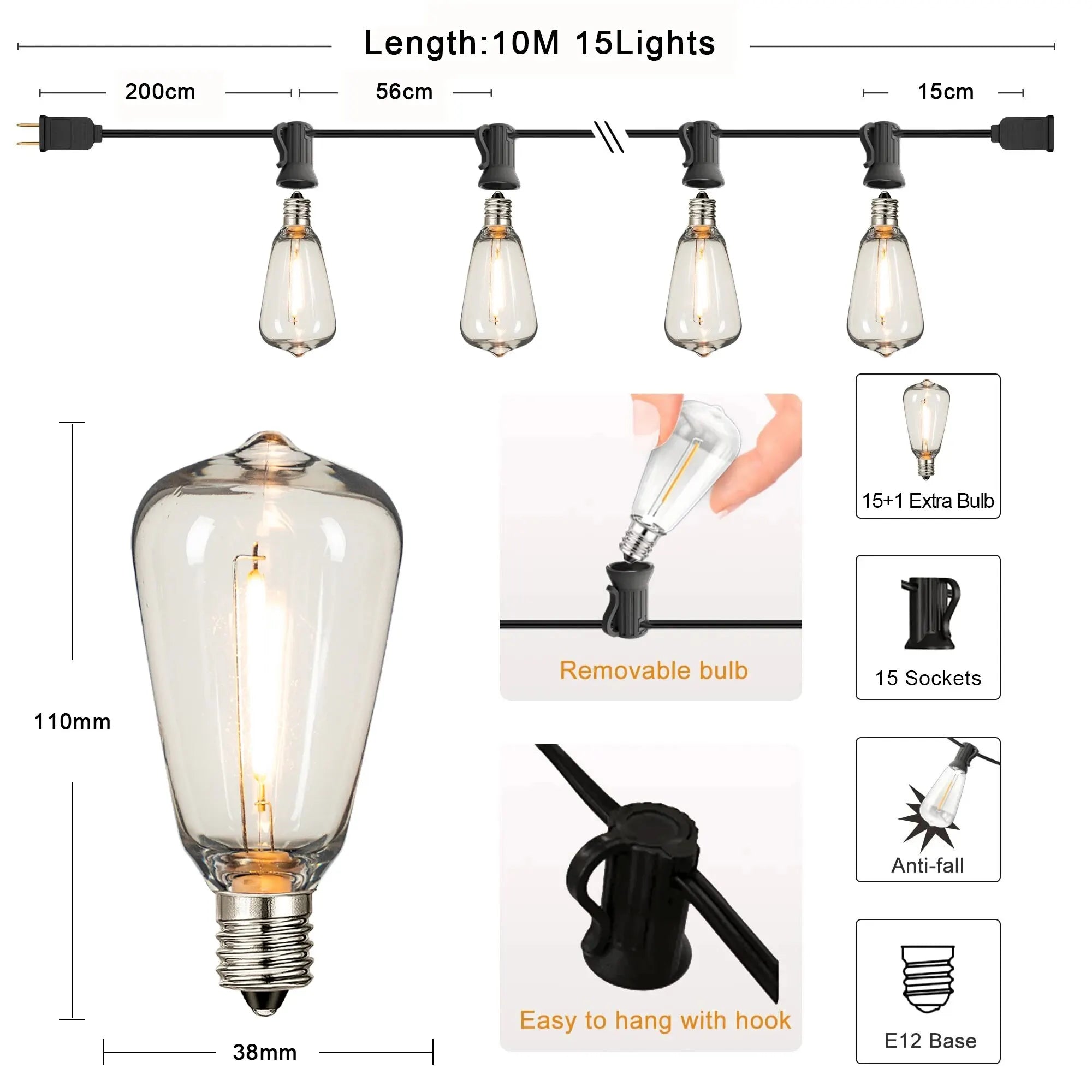 String Beacon Outdoor Lights