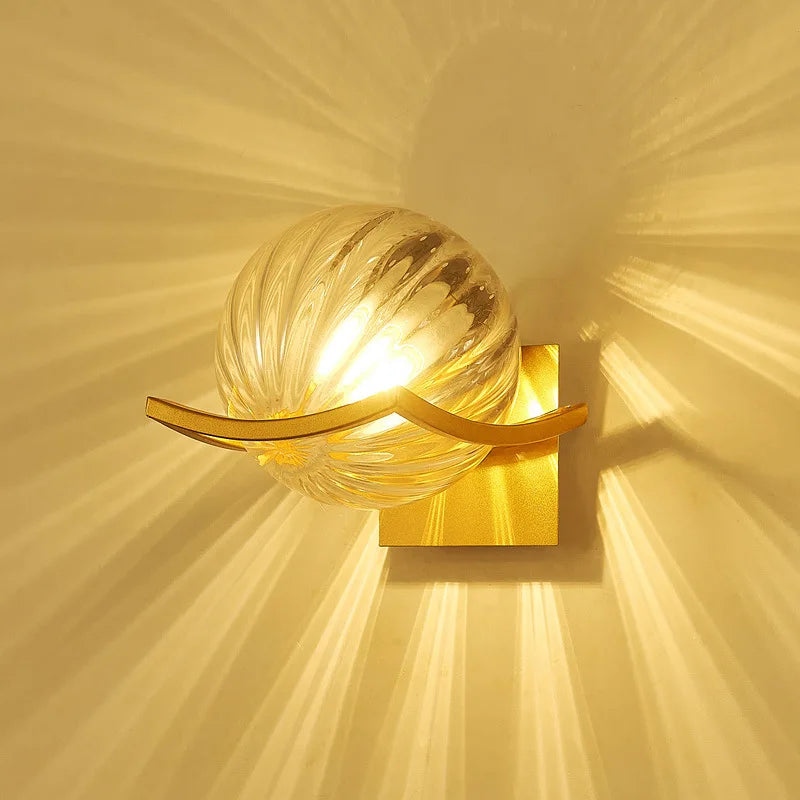 Glass Luna Wall Lamp