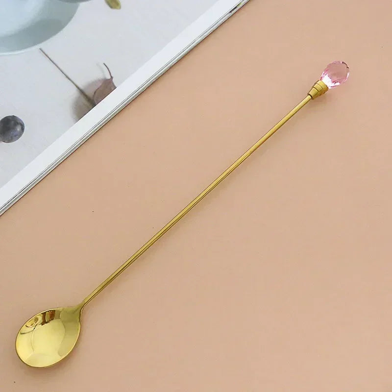 Crystal Sparkle Stirring Spoons
