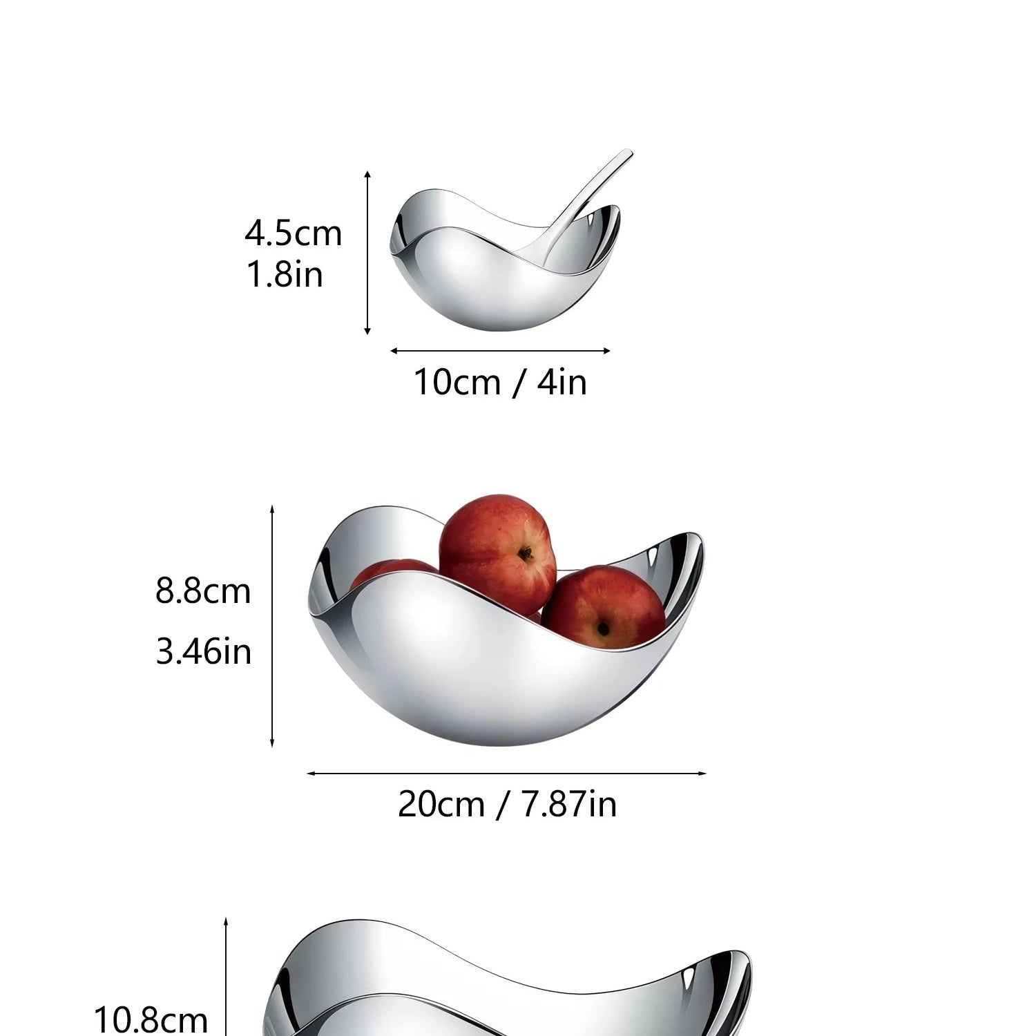 Abstract Stainless Steel Server