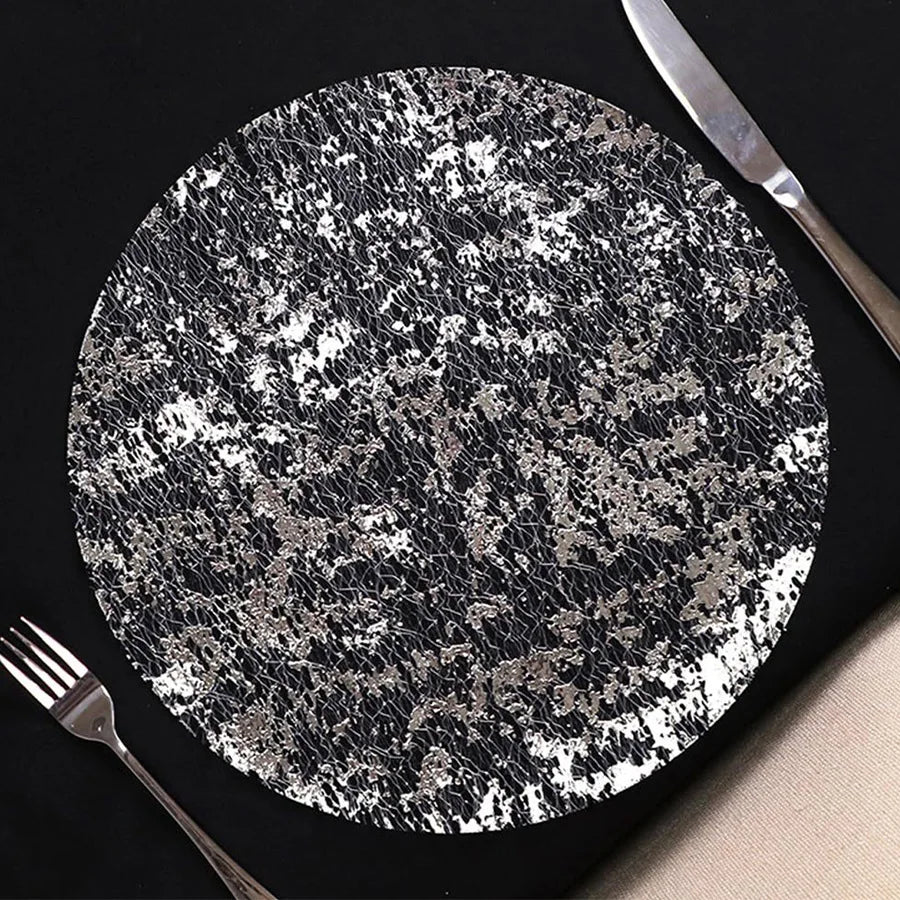 Shimmer Gold Mesh Placemats