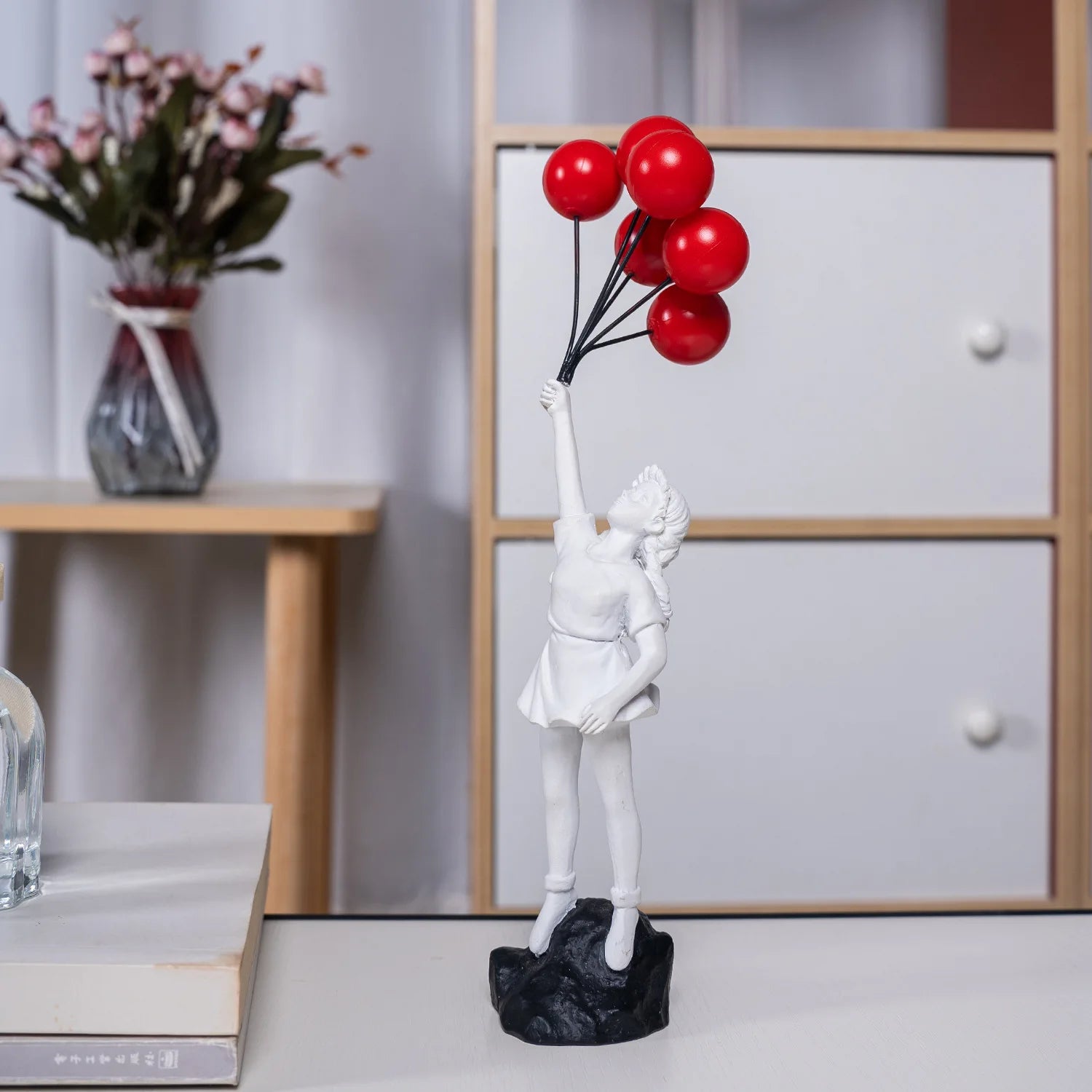 Balloon Reverie Resin Figurine