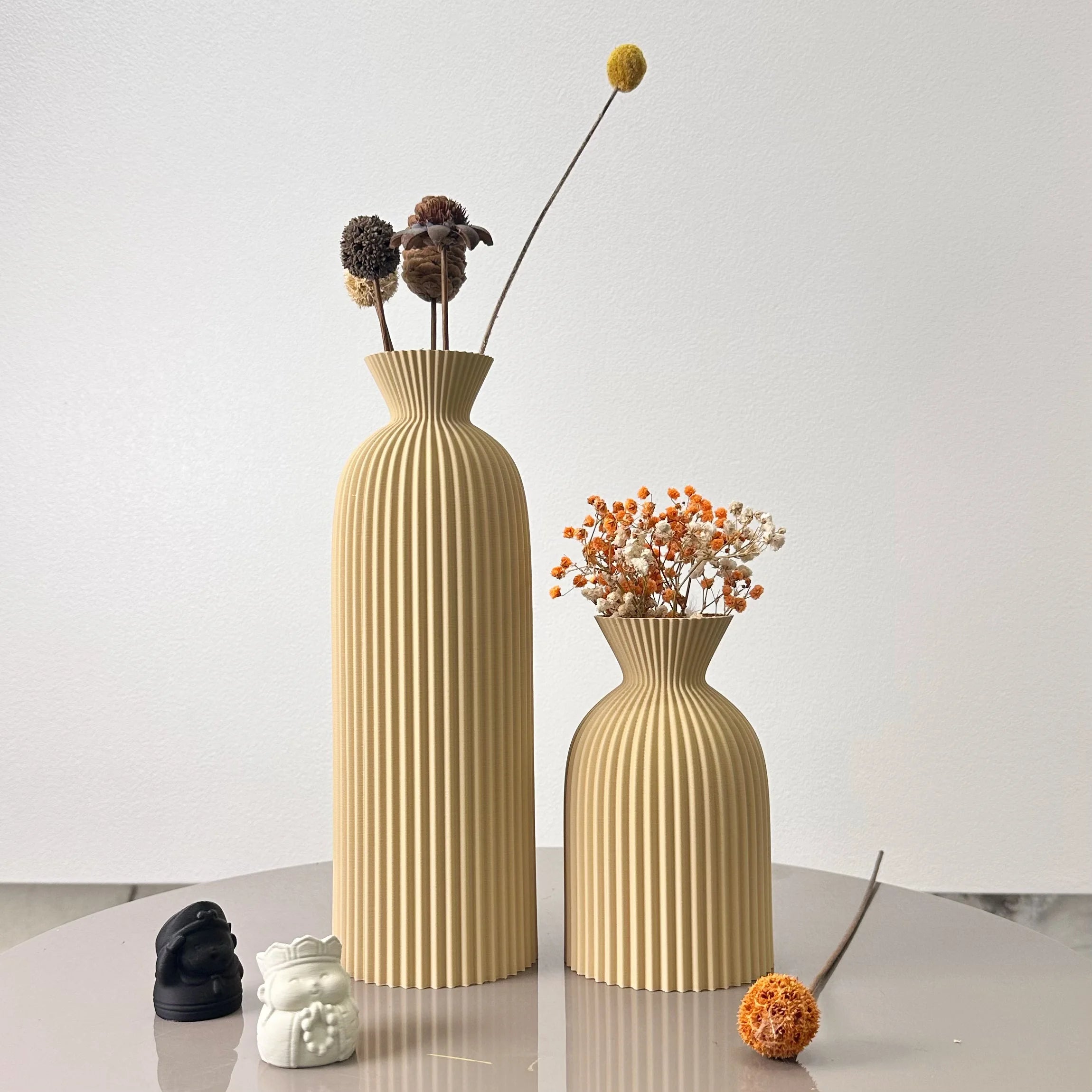 Serenity Wave Vase Set