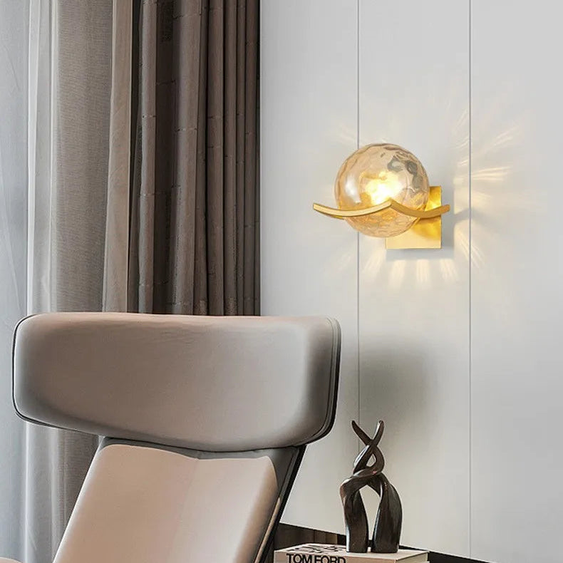 Glass Luna Wall Lamp
