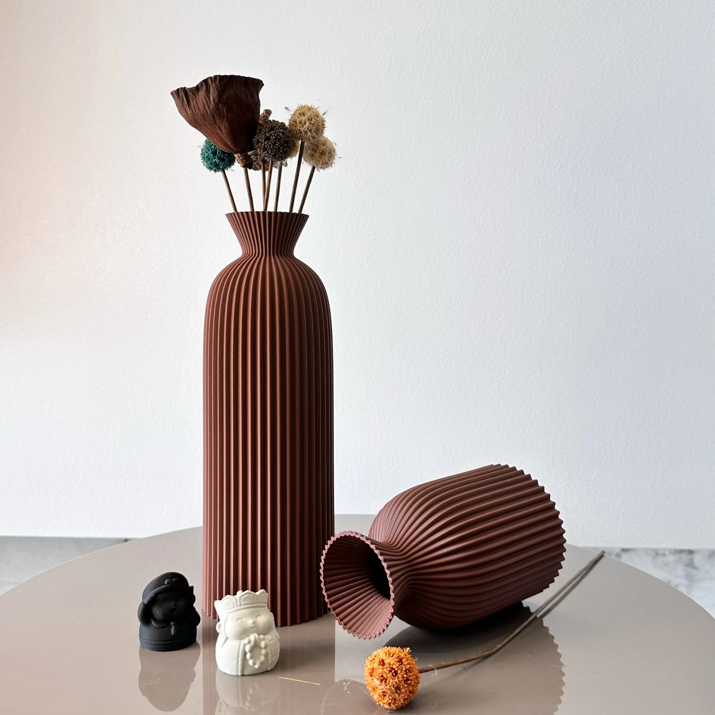 Serenity Wave Vase Set