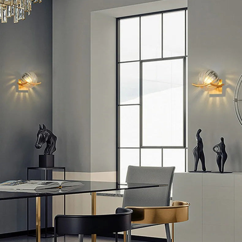 Glass Luna Wall Lamp