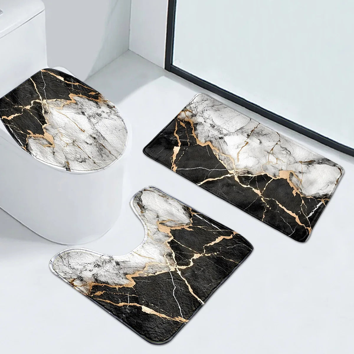 Majestic Marble Trio Bathroom Set