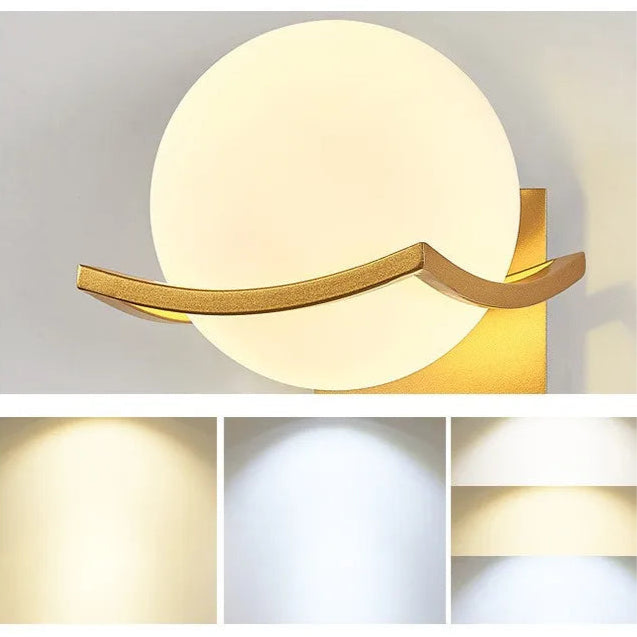 Glass Luna Wall Lamp
