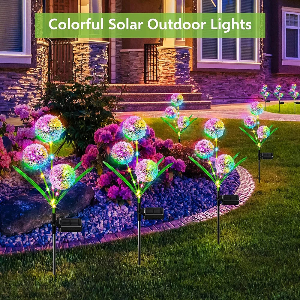Starlit Dandelion Bloom Solar Garden Light