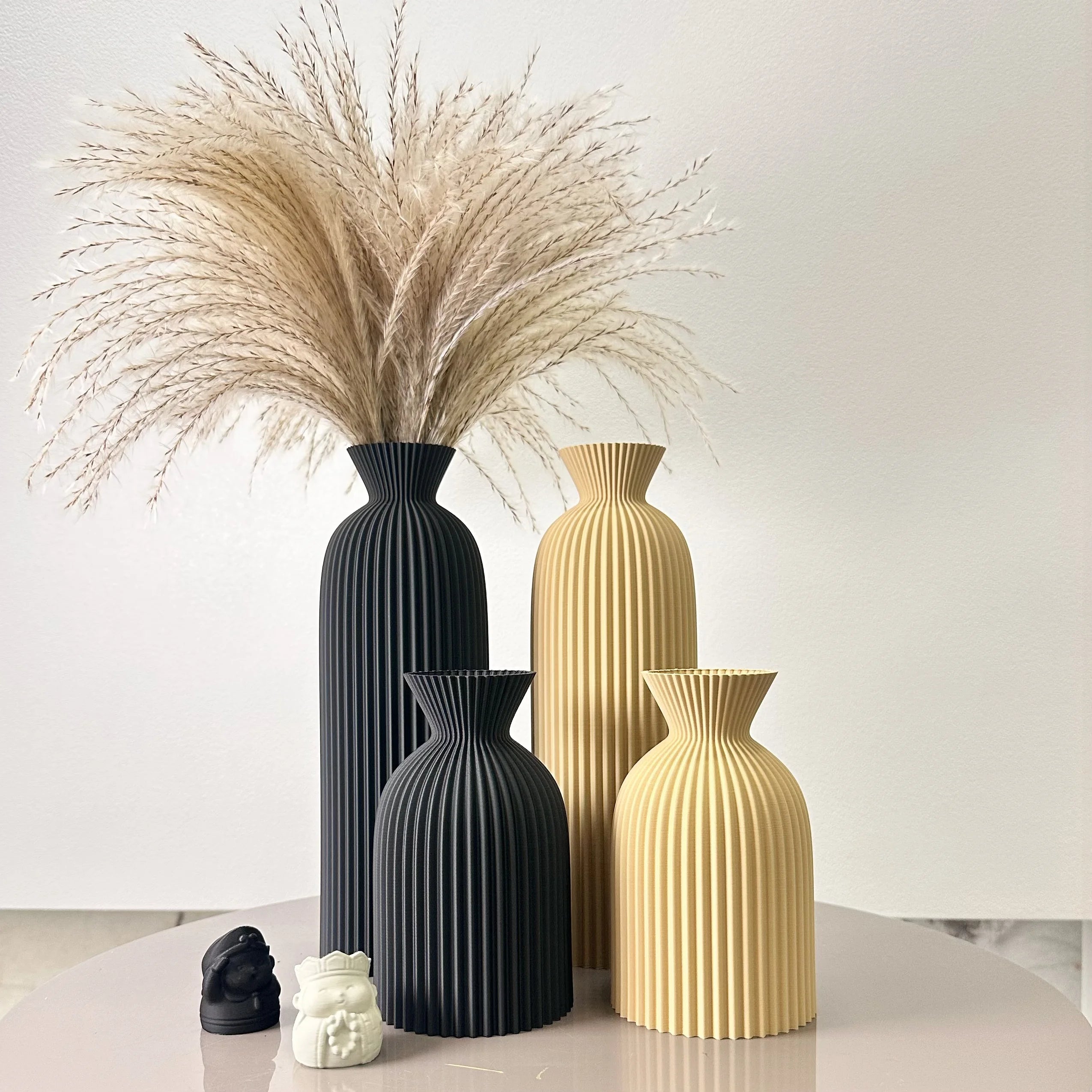 Serenity Wave Vase Set