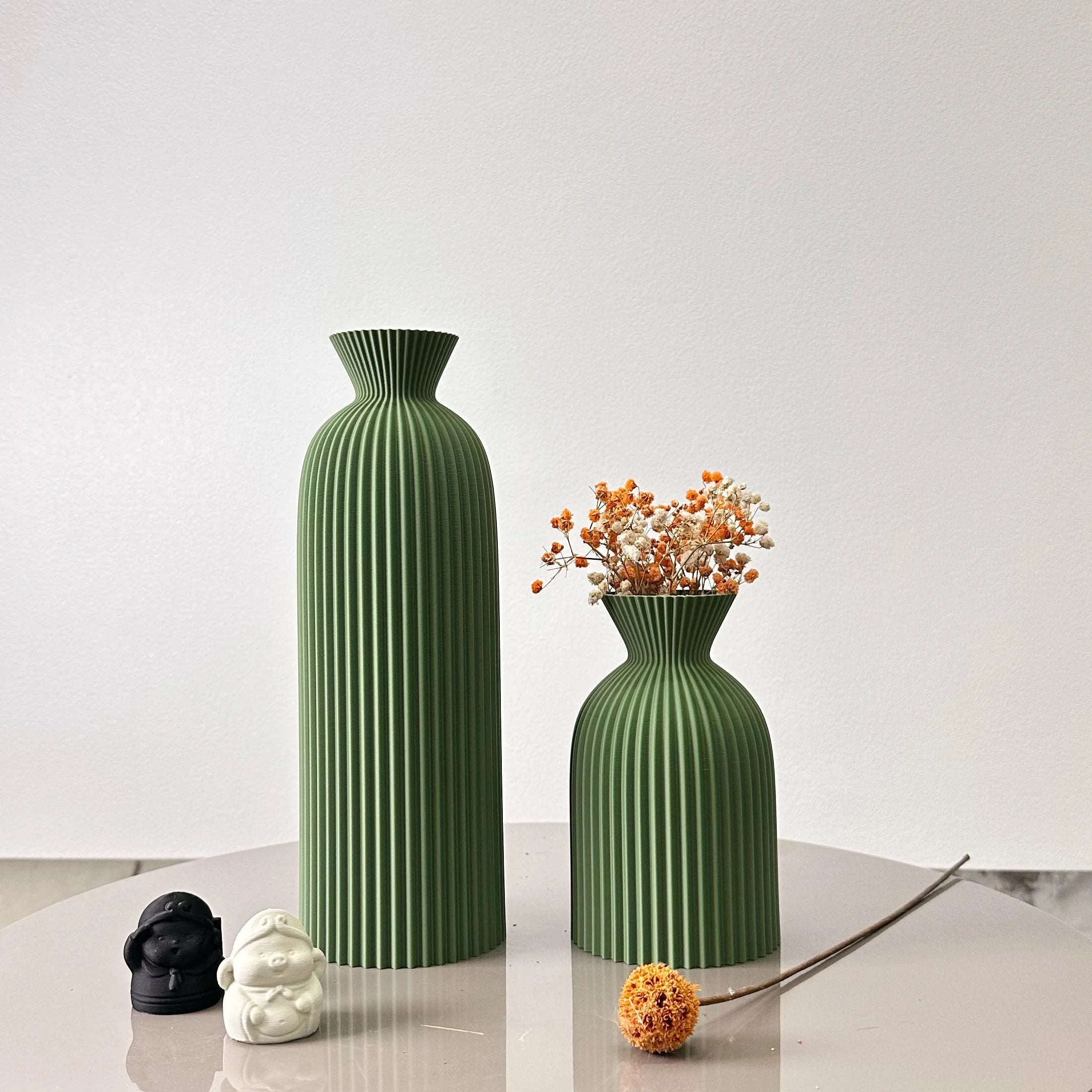 Serenity Wave Vase Set