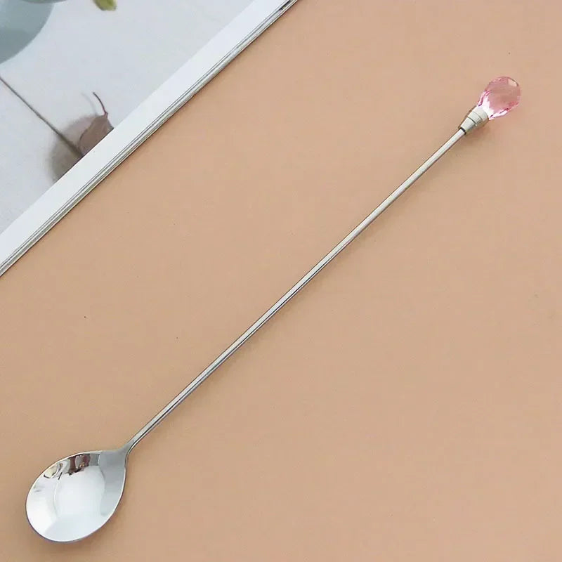 Crystal Sparkle Stirring Spoons