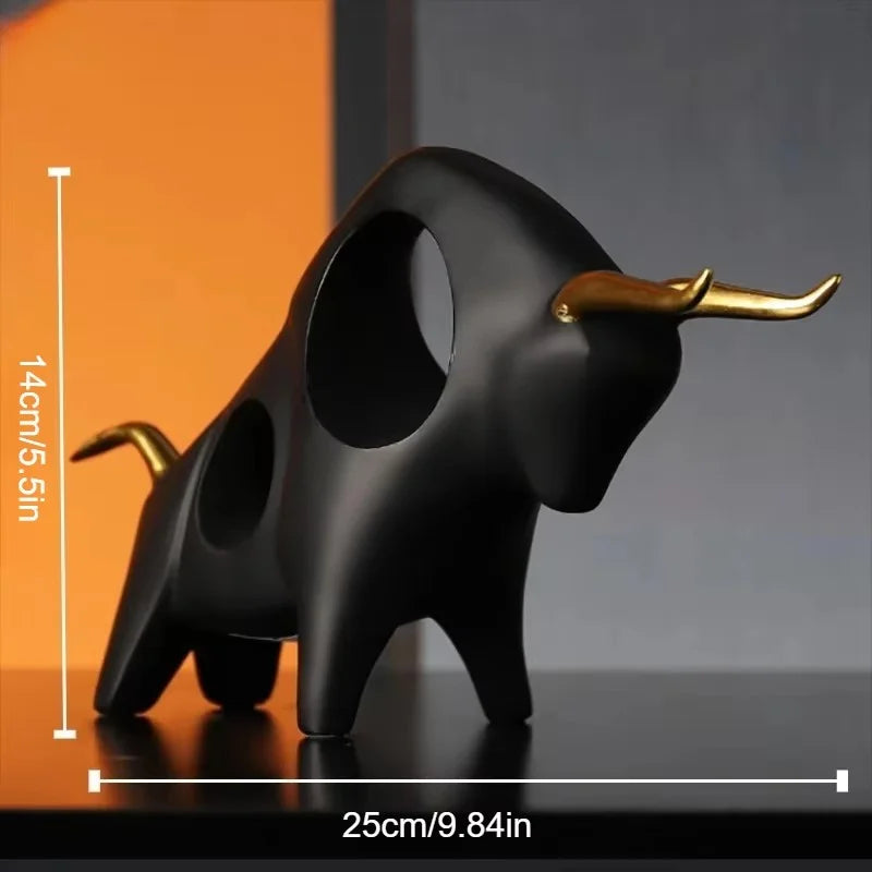 Noble Bull Resin Figurine