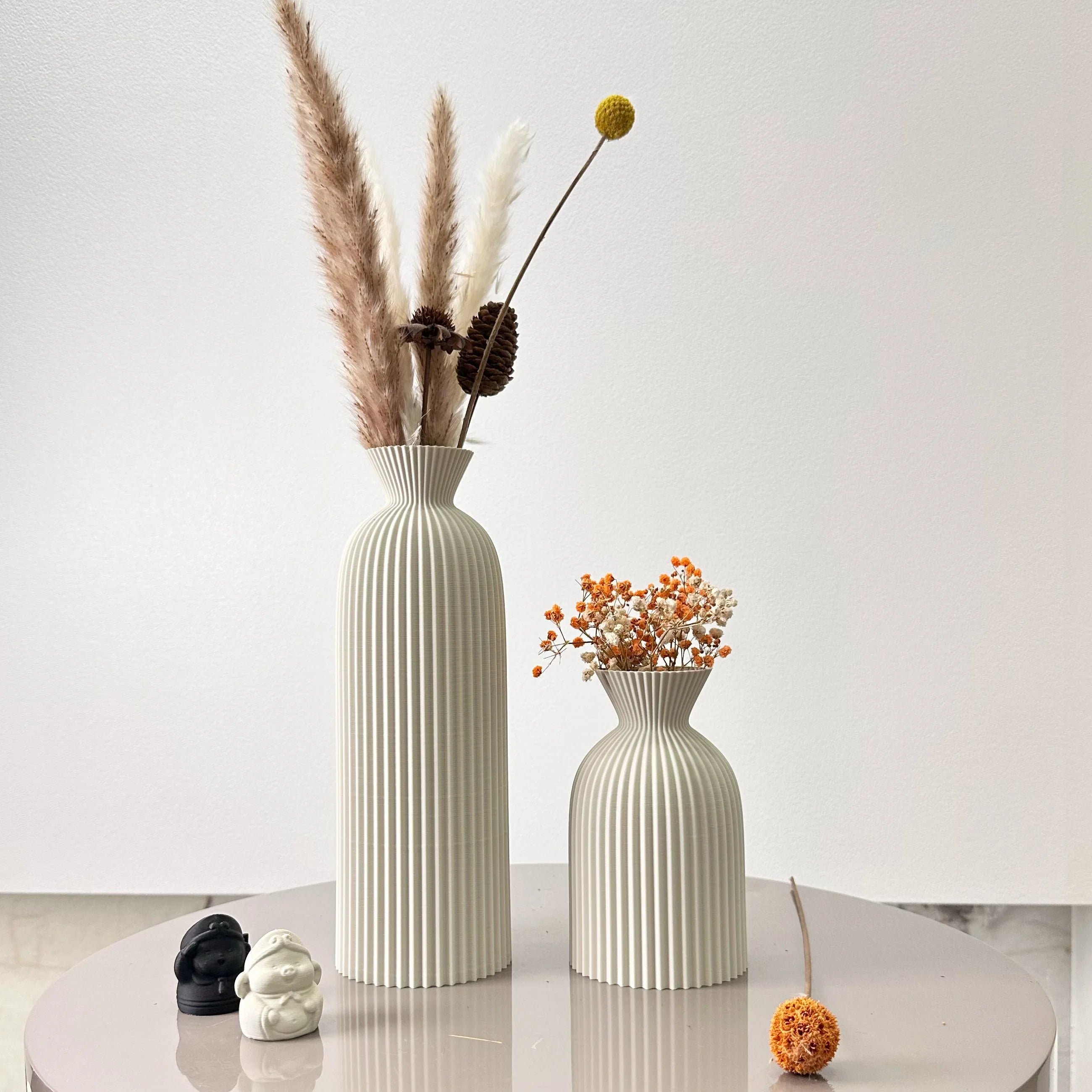 Serenity Wave Vase Set