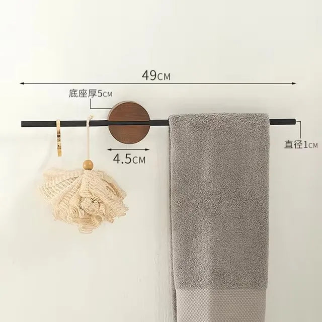 Chic Minimalist Towel Rack