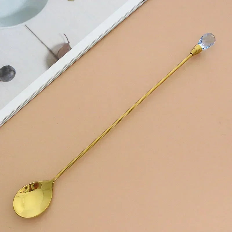 Crystal Sparkle Stirring Spoons