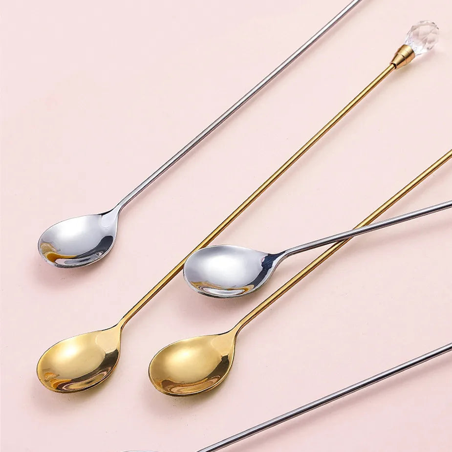 Crystal Sparkle Stirring Spoons