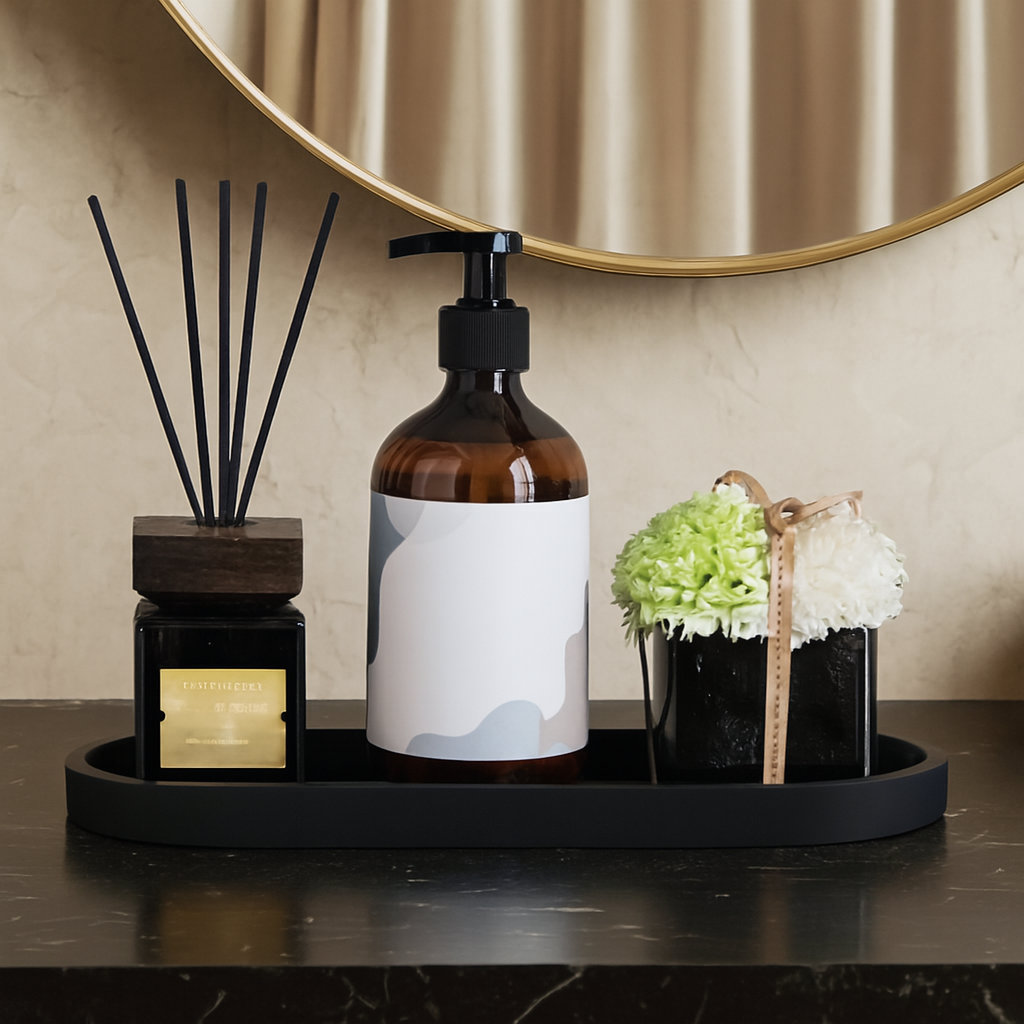 Vanity Oval Countertop Tray