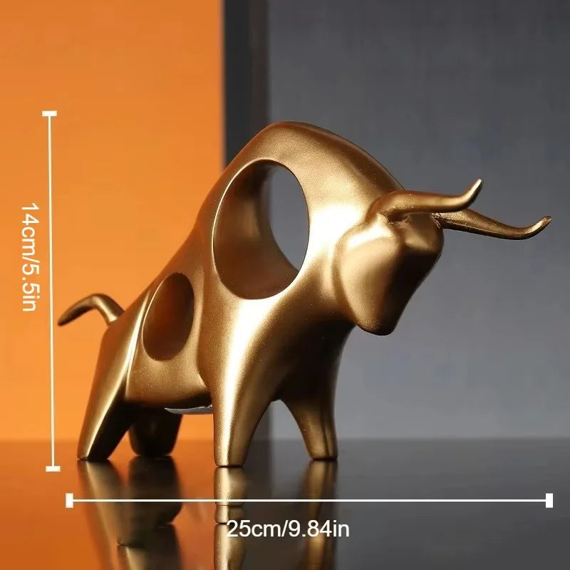 Noble Bull Resin Figurine