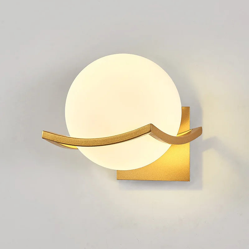 Glass Luna Wall Lamp