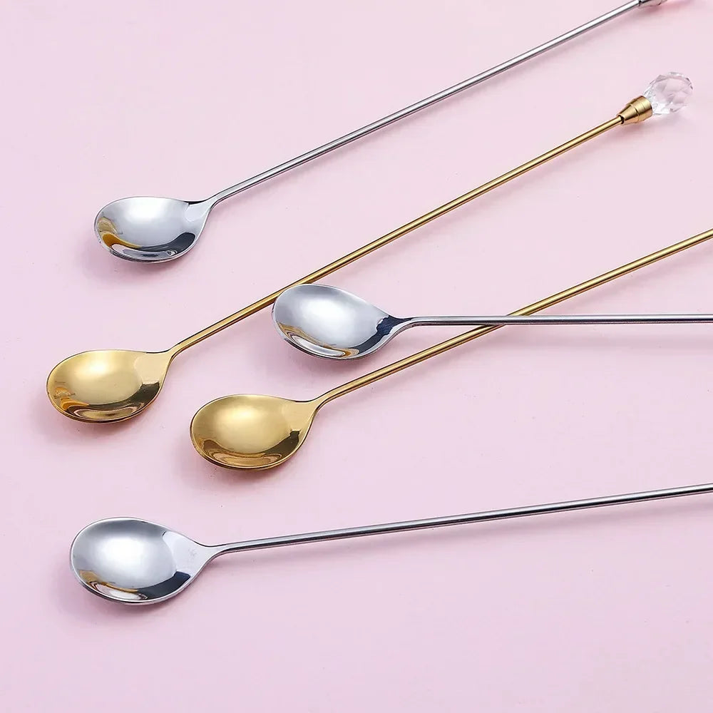 Crystal Sparkle Stirring Spoons
