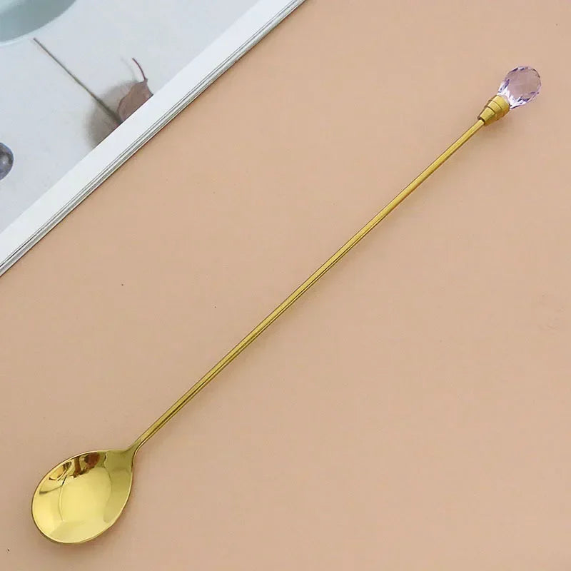 Crystal Sparkle Stirring Spoons