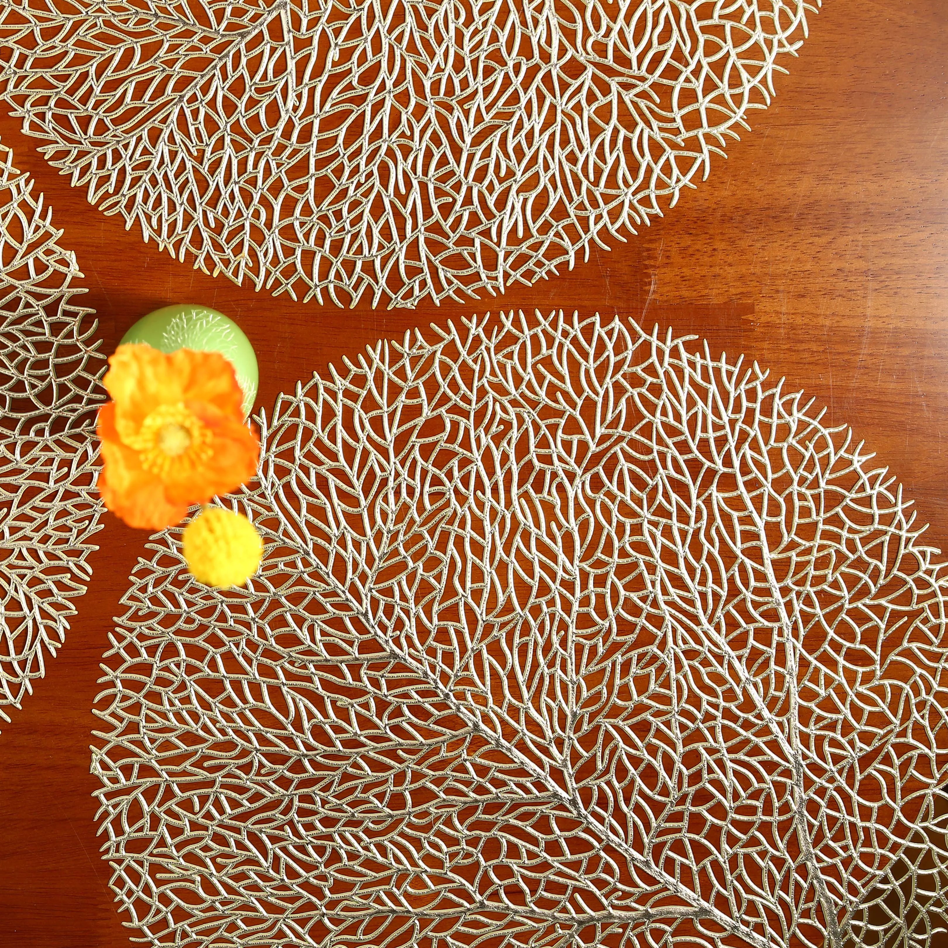 Nature Embrace Metallic Placemats