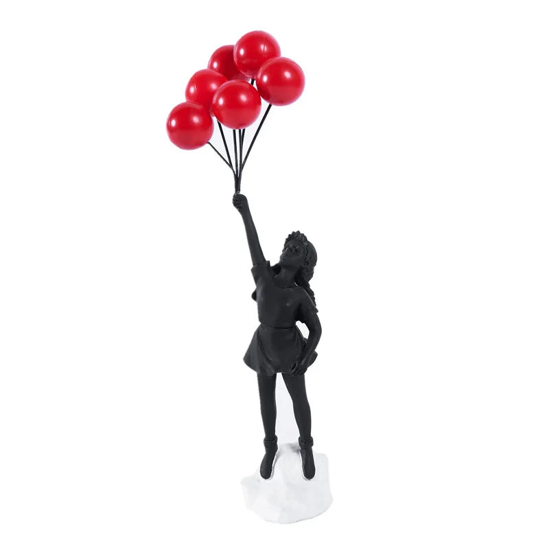 Balloon Reverie Resin Figurine