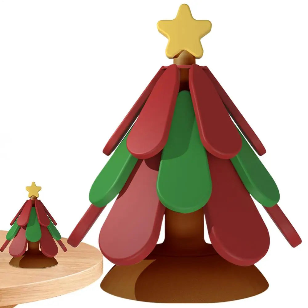 Christmas Tree Silicone Trivets
