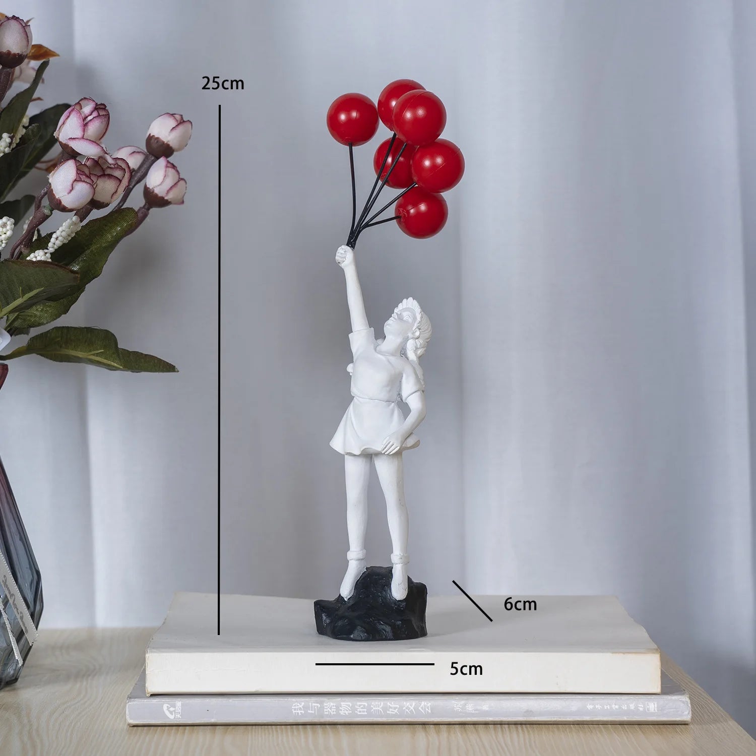 Balloon Reverie Resin Figurine