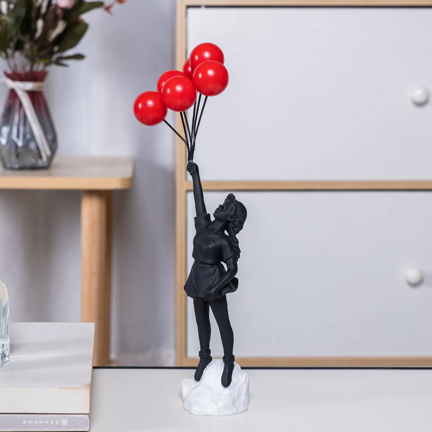 Balloon Reverie Resin Figurine