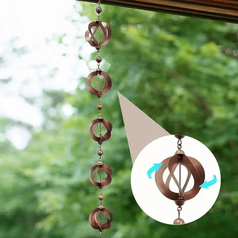 Symphonic Downspout Rain Chain