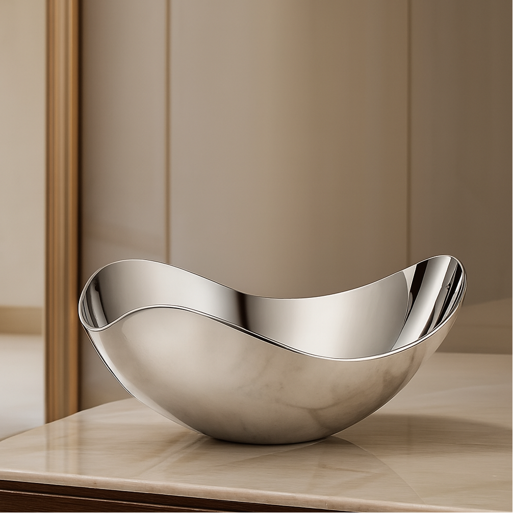 Abstract Stainless Steel Server